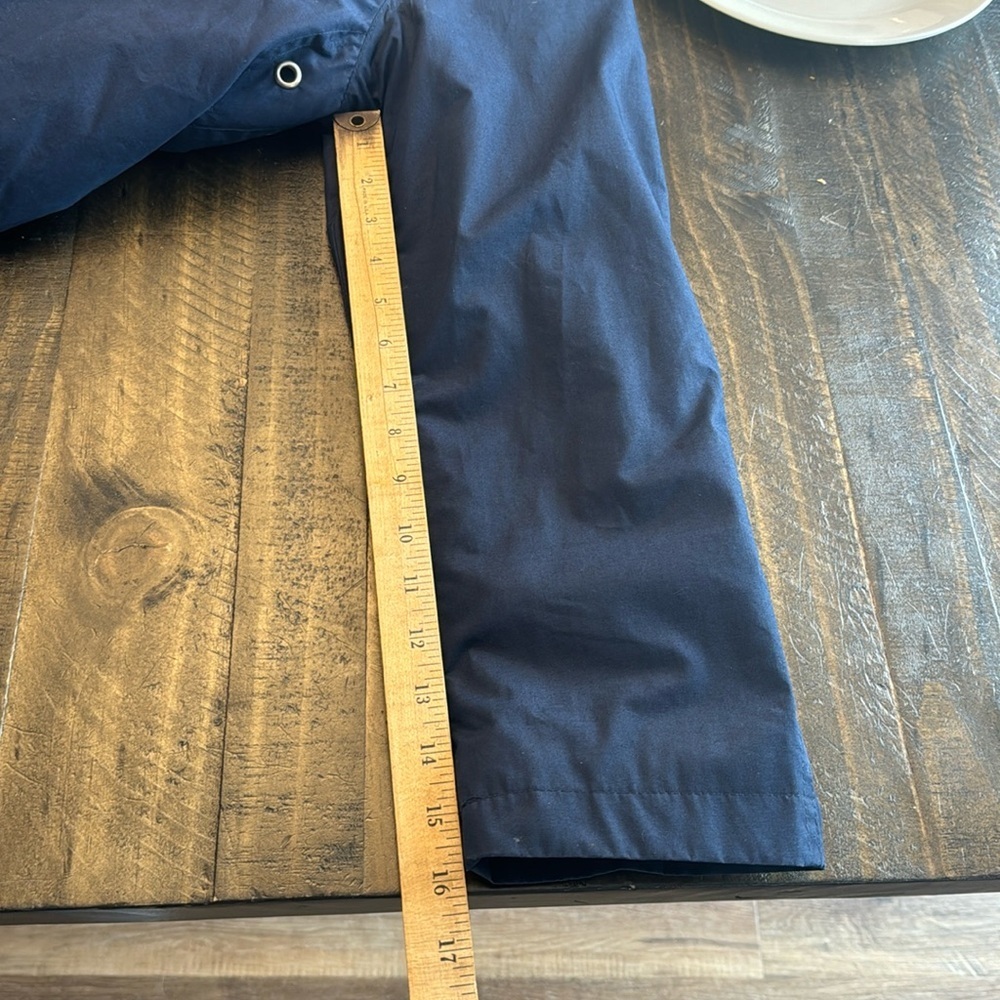 London Fog Coat Reg M size navy blue Button Front Removable Liner jacket - Picture 10 of 16